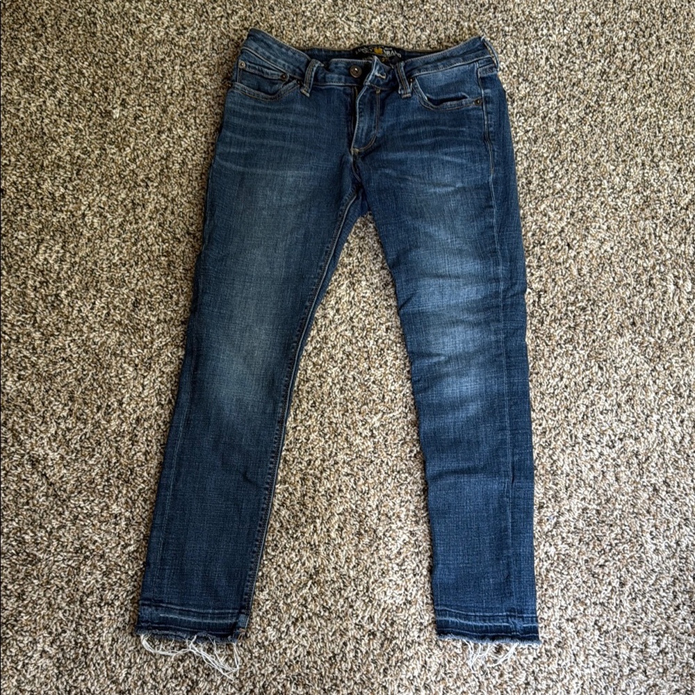 Lucky Brand Blue Ankle Cropped Jeans Versatile Style